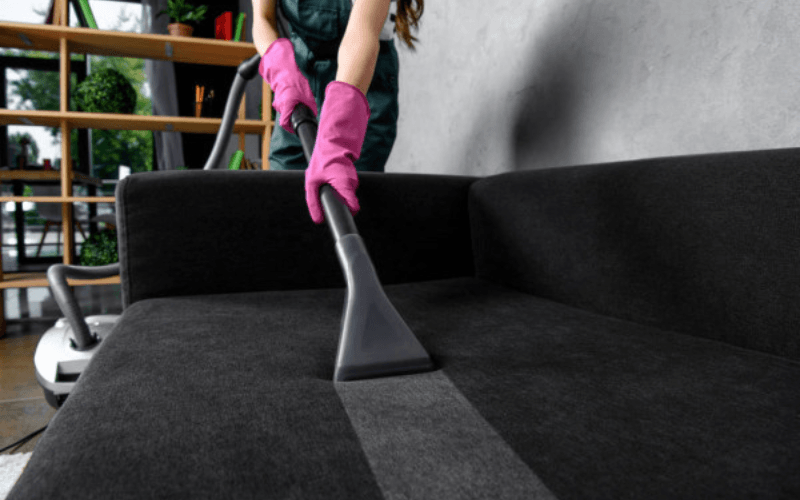 Sofa cleaning at home using DIY methods for better freshness